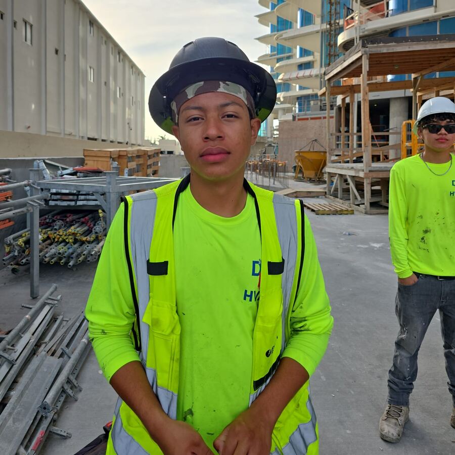 Denis, son, owner of D and D, on site